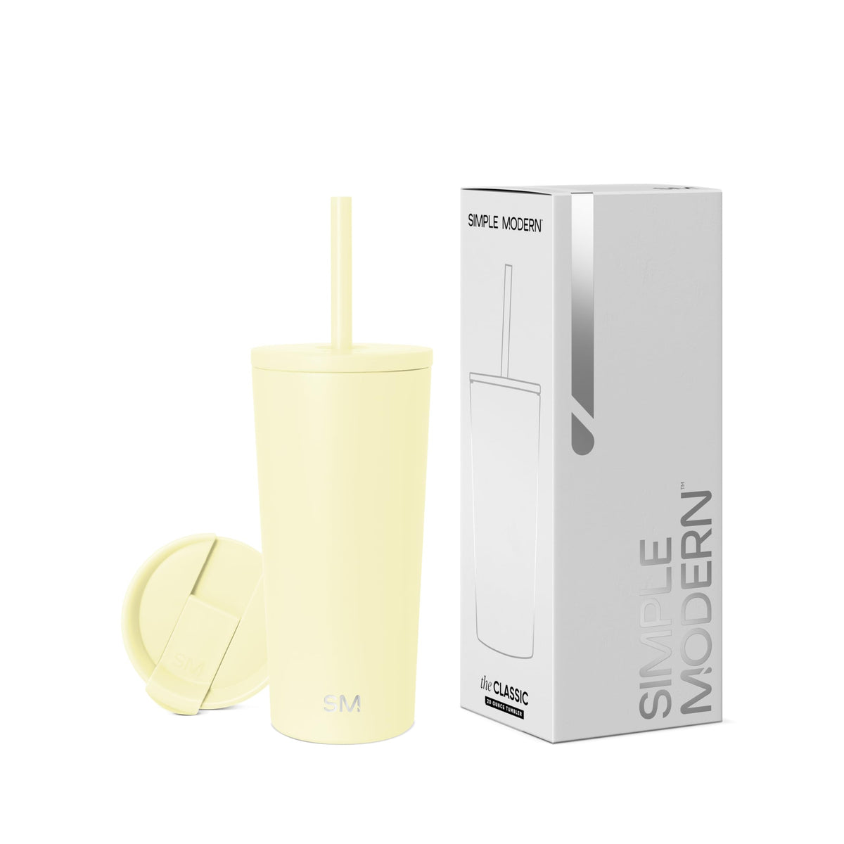 Simple Modern Iced Coffee Tumbler, Insulated | 24oz | Green