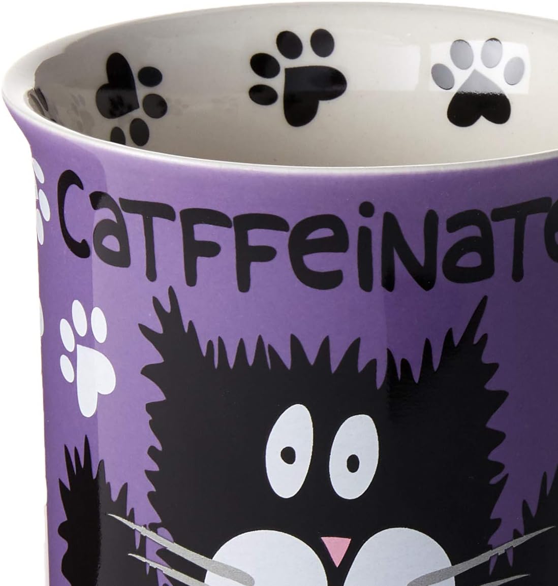Our Name is Mud “Catffeine” Stoneware Mug, 16 oz.