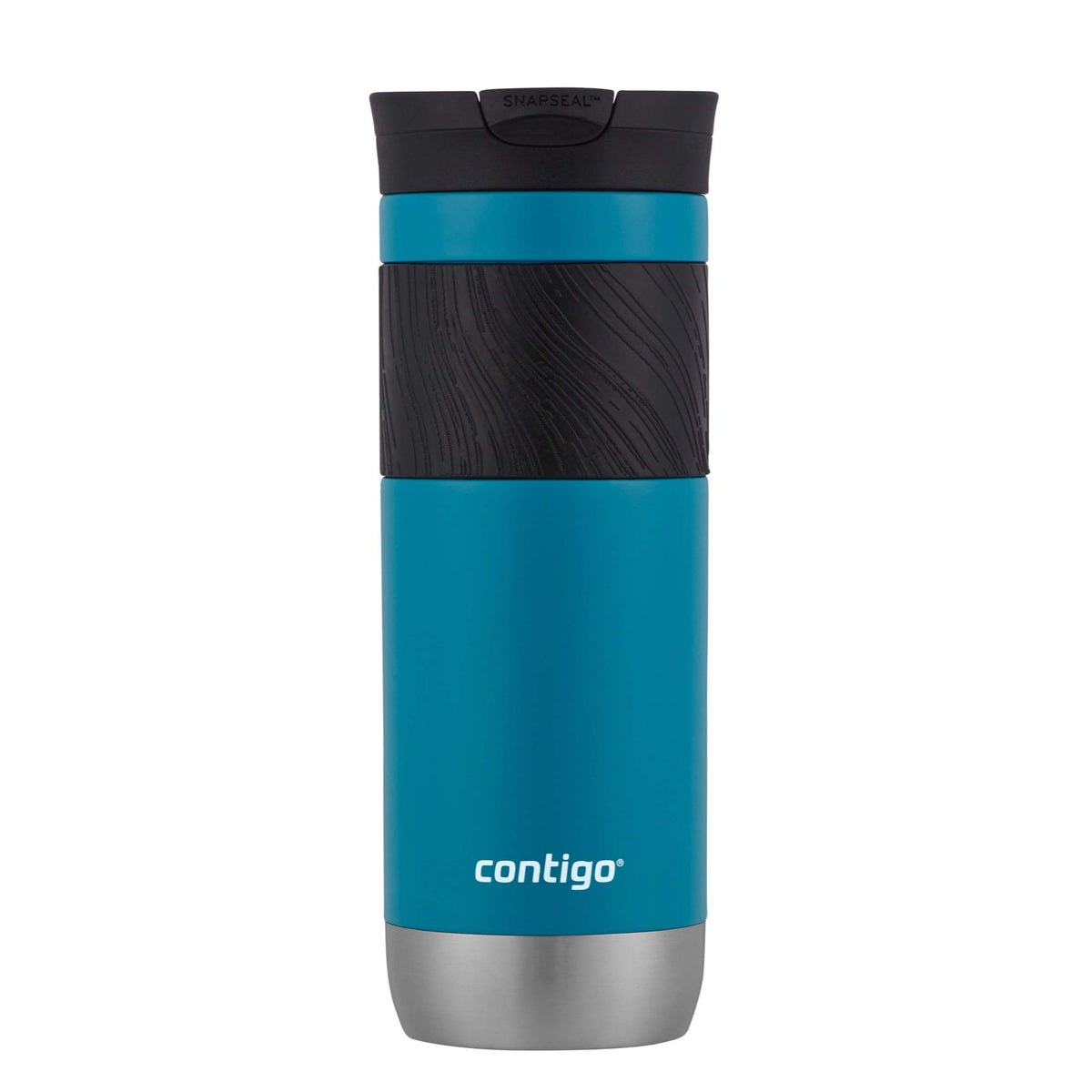 Contigo Byron 2.0 Stainless Steel Travel Mug with Snapseal Lid and Grip, 24oz, Midnight Berry, BPA Free and Leak Proof
