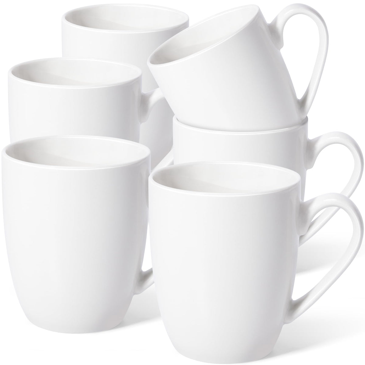 Large Ceramic Coffee Mug 16oz(475ml) Tea Cups Idea Gifts 1 Pack White