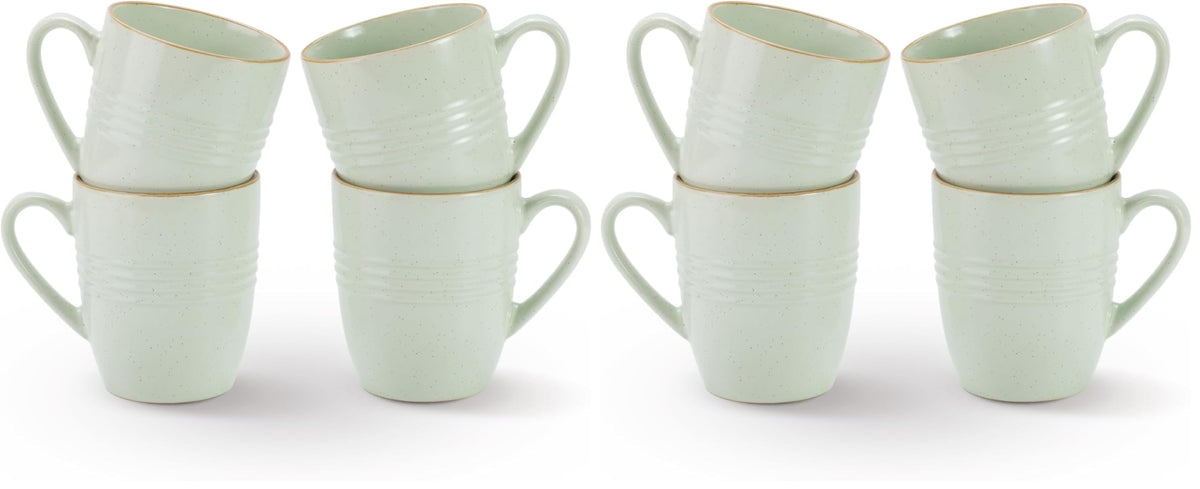 famiware Jupiter Coffee Mugs Set of 4, 13oz Coffee Mug Cups with Handle