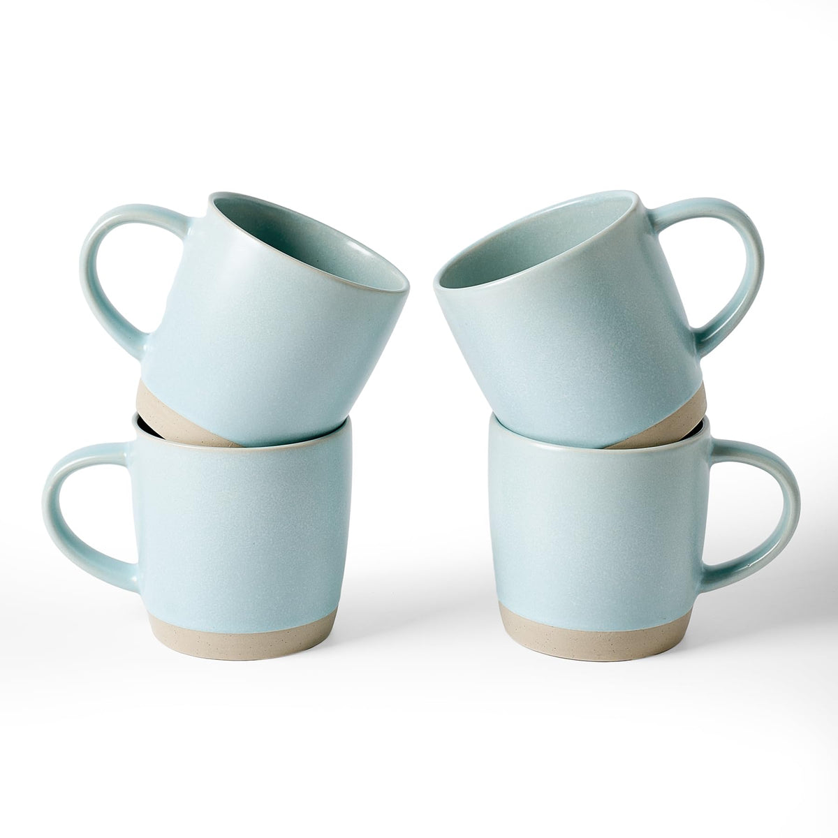 famiware Coffee Mugs Set of 6, 13 oz Mug Set, Ceramic Cup Set with Handle