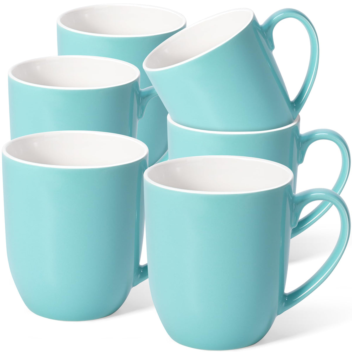 Large Ceramic Coffee Mug 16oz(475ml) Tea Cups Idea Gifts 1 Pack White