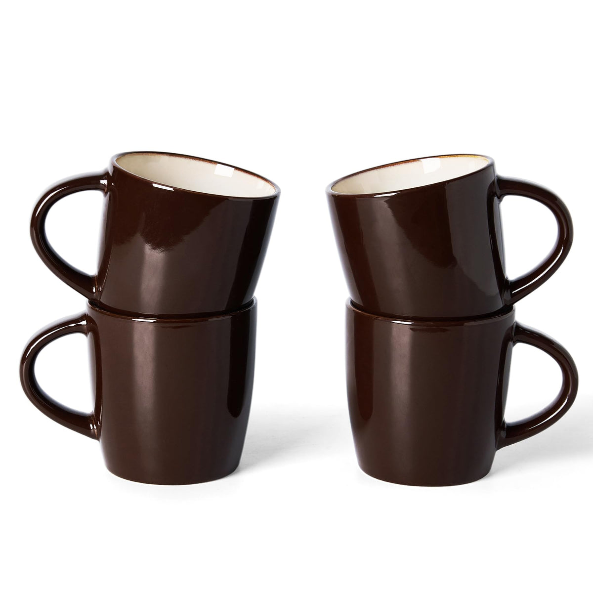famiware Coffee Mugs Set of 6, 13 oz Mug Set, Ceramic Cup Set with Handle
