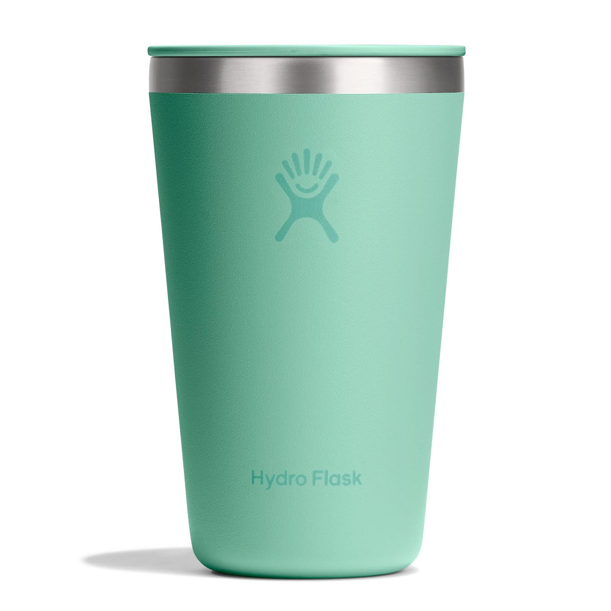 Hydro Flask All Around Tumbler Press-In Lid, Insulated Travel Mug, Stainless Steel Coffee Cup 16 Oz Tonal Birch Gray