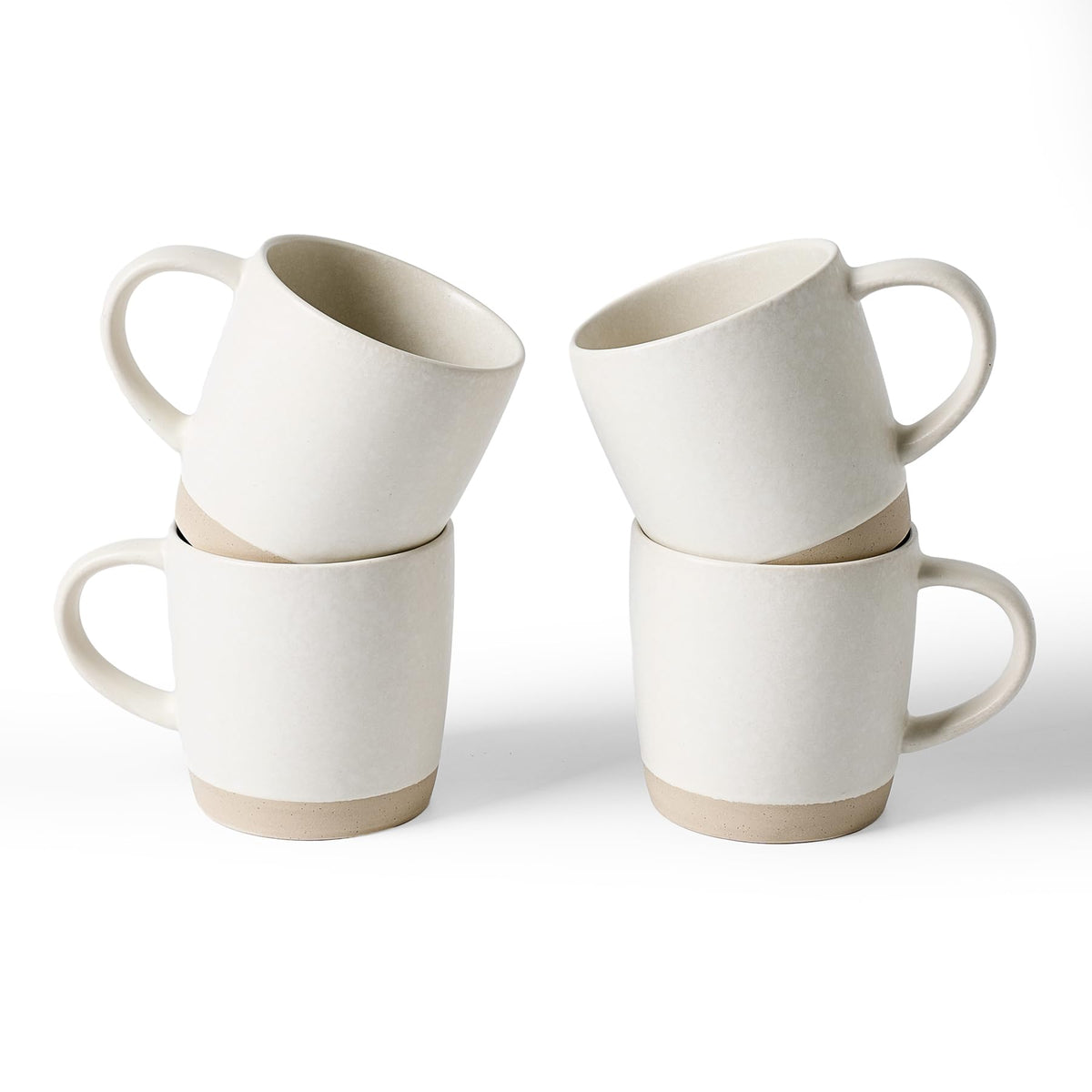 famiware Coffee Mugs Set of 6, 13 oz Mug Set, Ceramic Cup Set with Handle