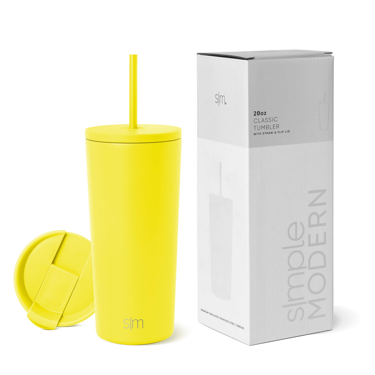 Simple Modern Iced Coffee Tumbler, Insulated | 24oz | Green