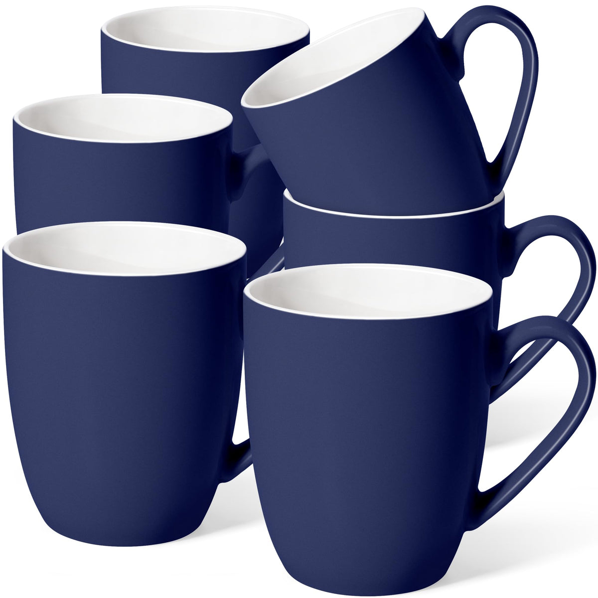 Large Ceramic Coffee Mug 16oz(475ml) Tea Cups Idea Gifts 1 Pack White