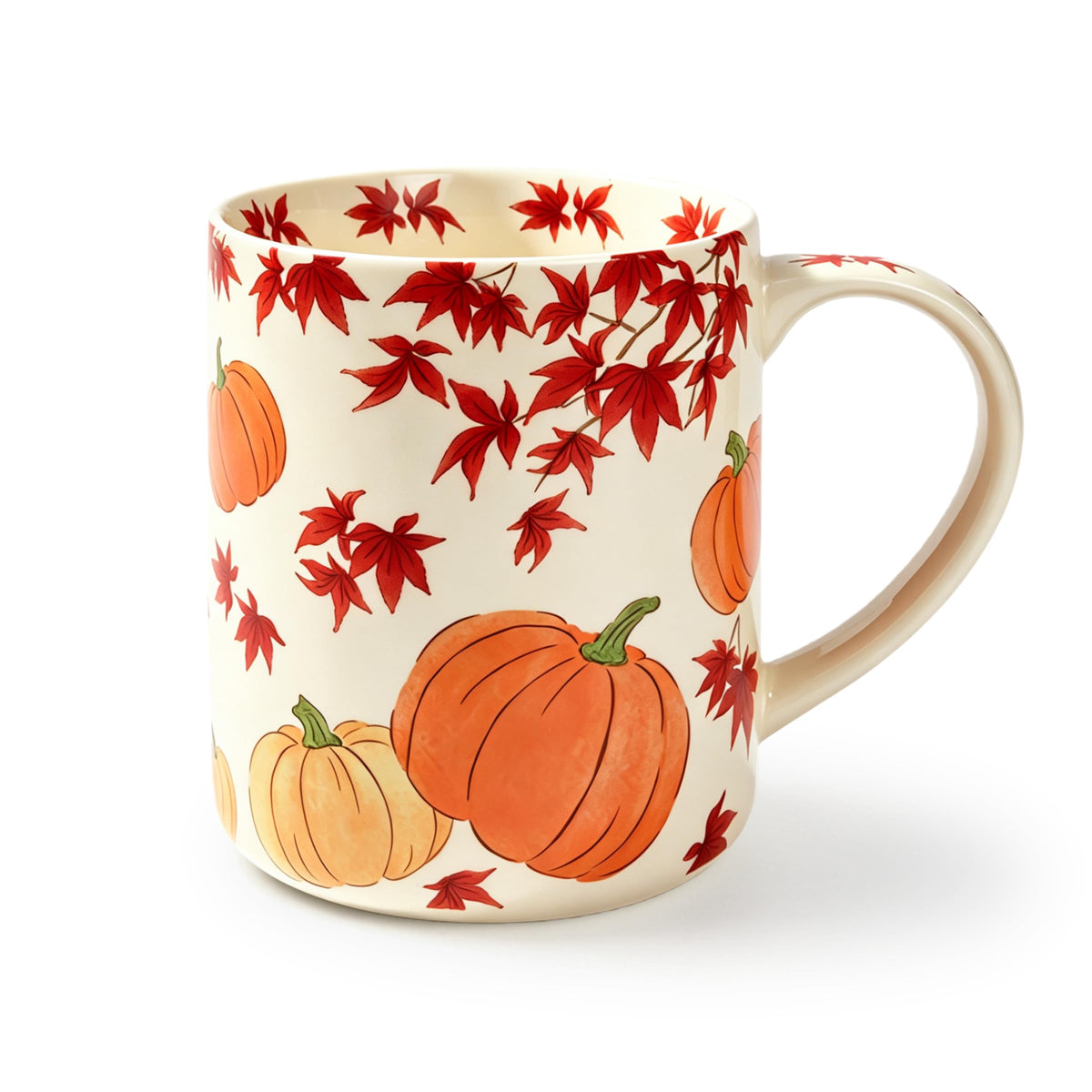 18 oz Large Ceramic Coffee Mug, Porcelain Tea Cup with Big Handle