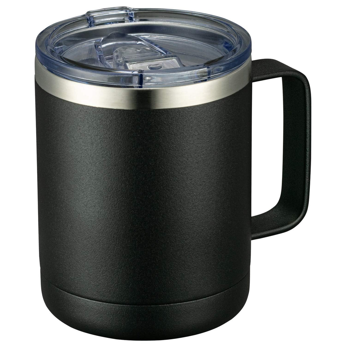 MEWAY 12oz Coffee Mug With Handle and Sliding Lid,Stainless Steel Travel Tumbler Cup with Handle,Double Wall Vacuum Insulated Camping Cup for Hot & Cold Drinks Tea (Lilac,Set of 1)