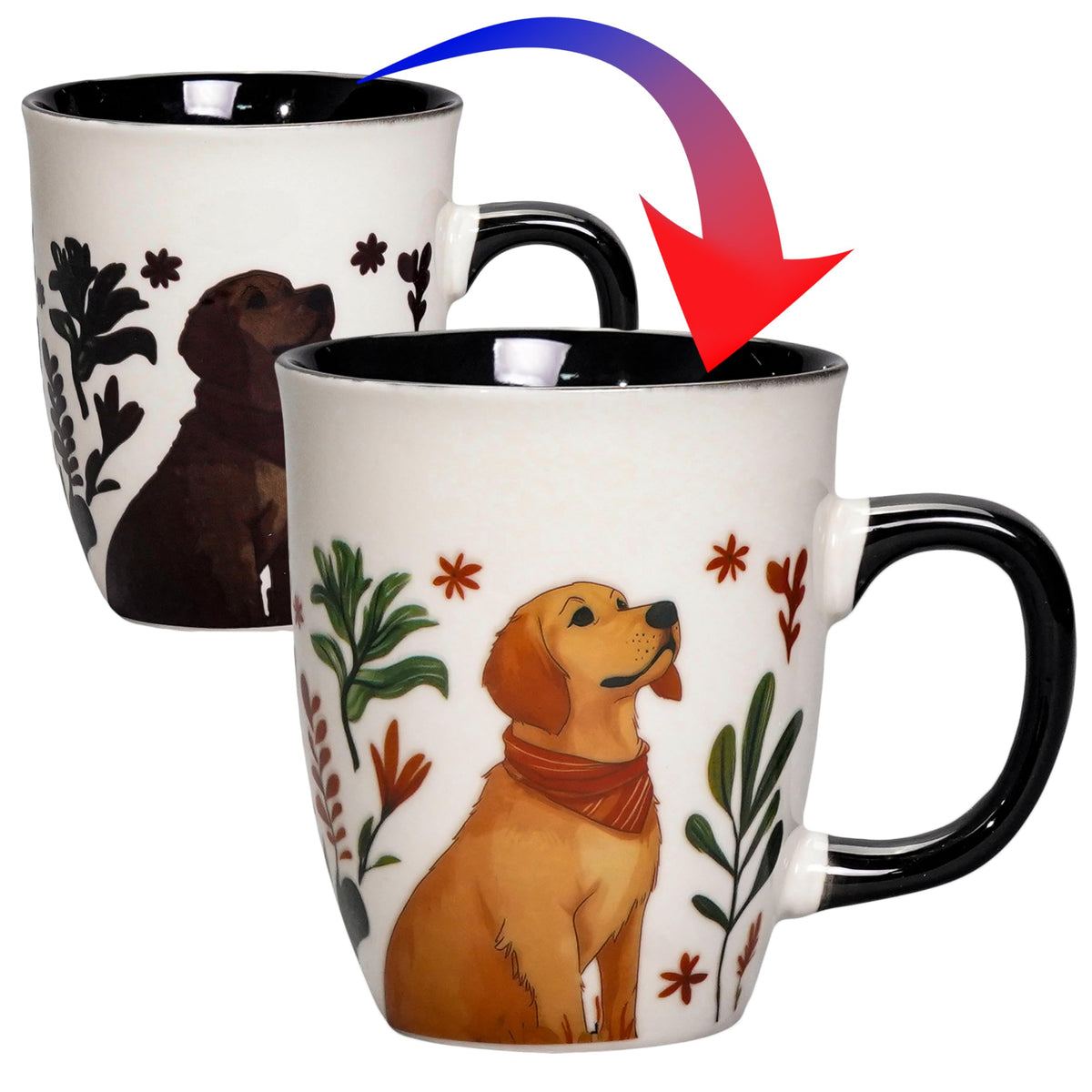 Mushroom Color Changing Coffee Mug, 16oz