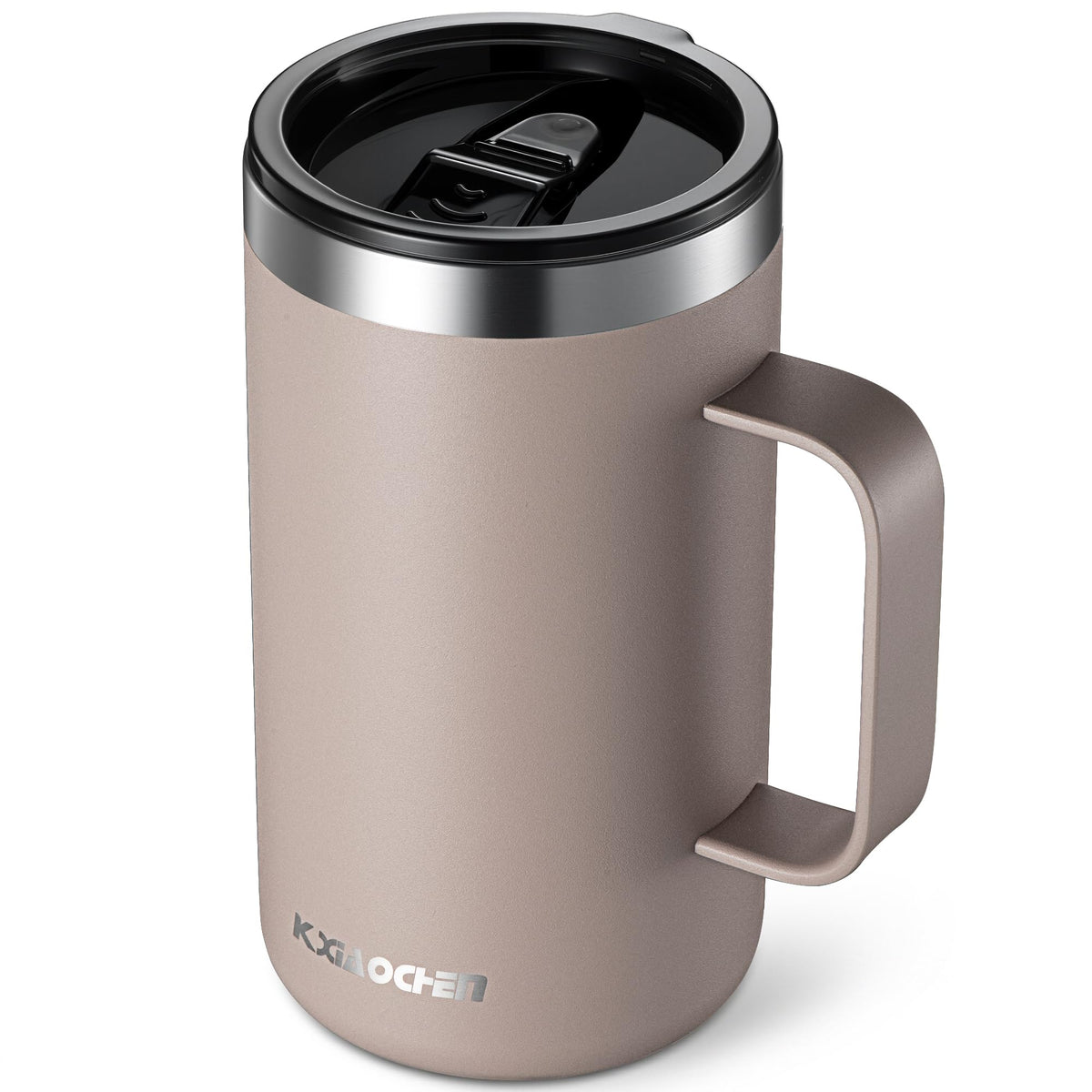 KXIAOCHEN 20 oz Insulated Coffee Mug, Coffee Cup with Lid and Wide Handle