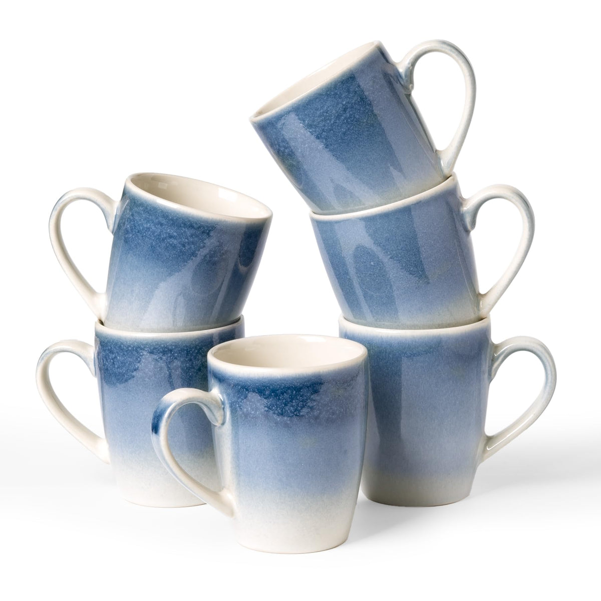 famiware Jupiter Coffee Mugs Set of 4, 13oz Coffee Mug Cups with Handle