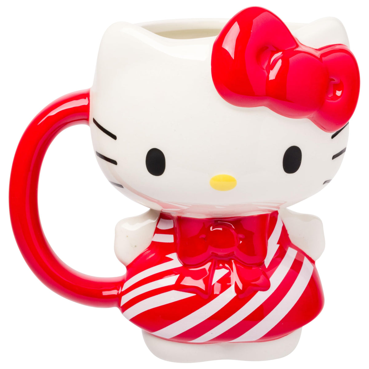 Silver Buffalo Sanrio Hello Kitty Spooky Skeleton, 3D Sculpted Mug, 20oz