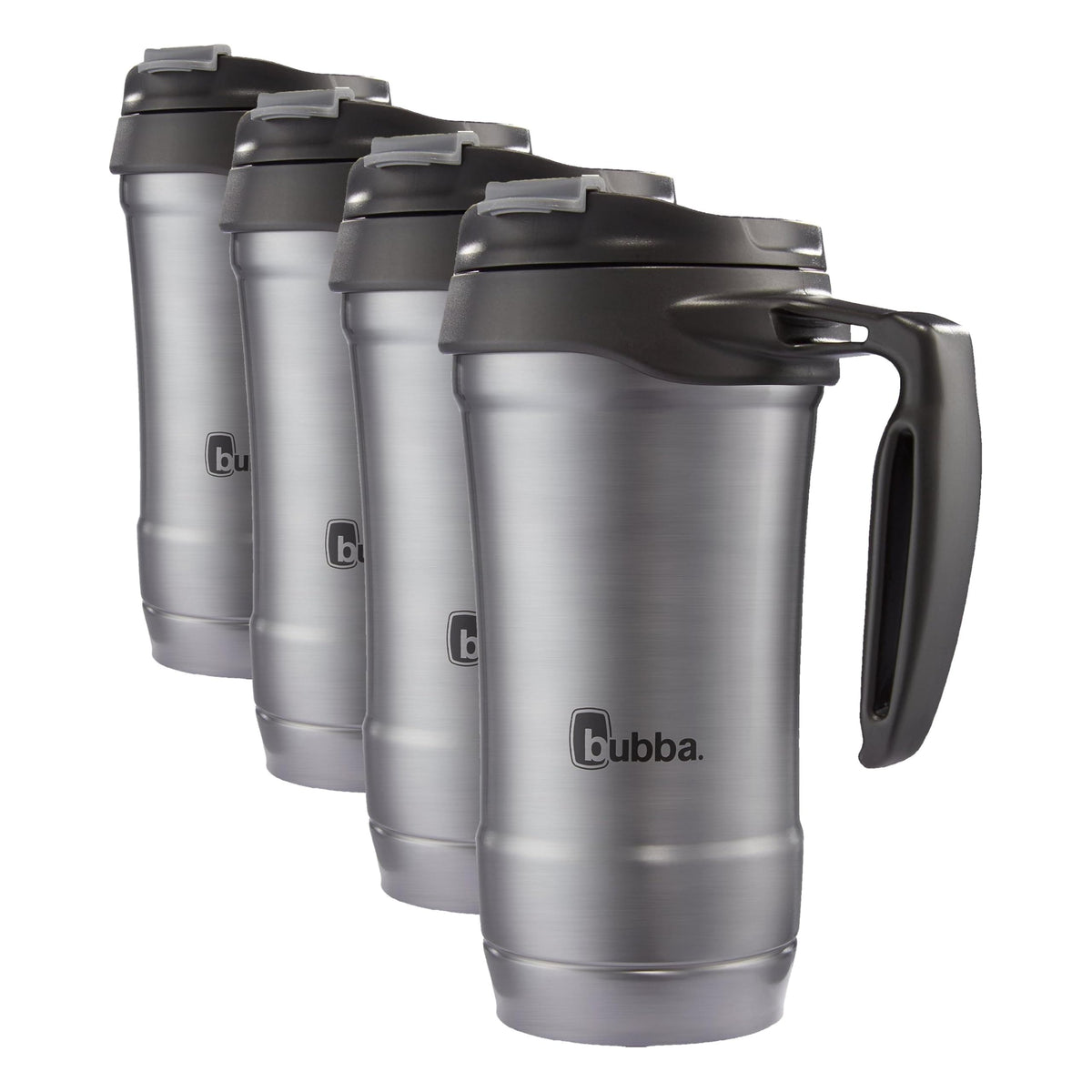 Bubba HERO Vacuum-Insulated Stainless Steel Travel Mug with Handle, 18 oz, Gunmetal