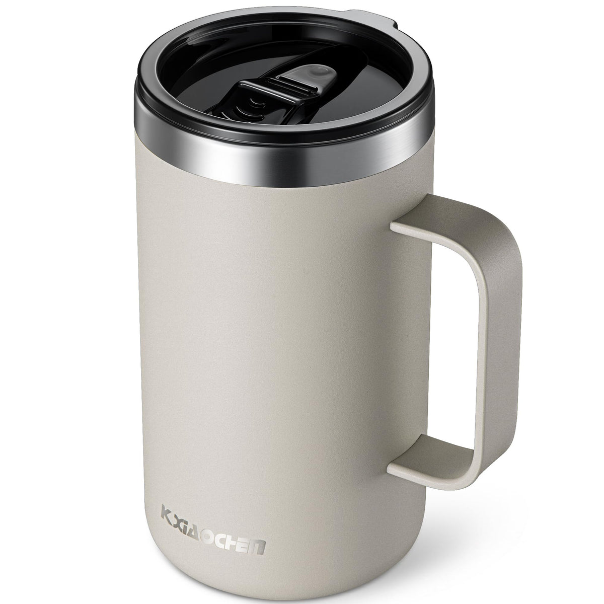 KXIAOCHEN 20 oz Insulated Coffee Mug, Coffee Cup with Lid and Wide Handle