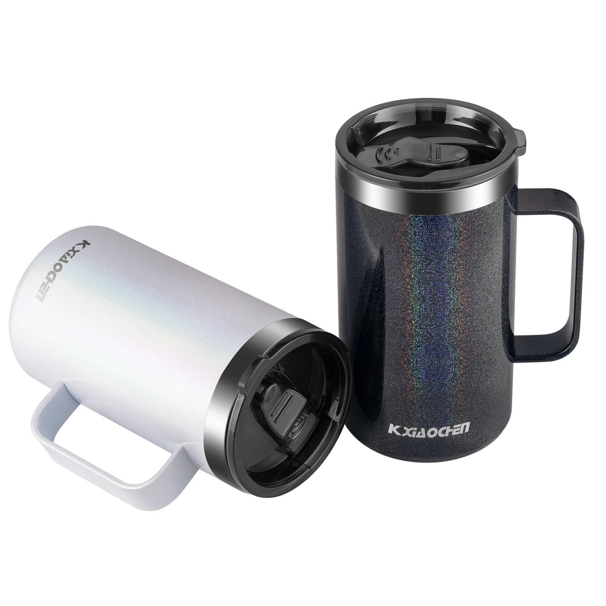 KXIAOCHEN 20 oz Insulated Coffee Mug, Coffee Cup with Lid and Wide Handle