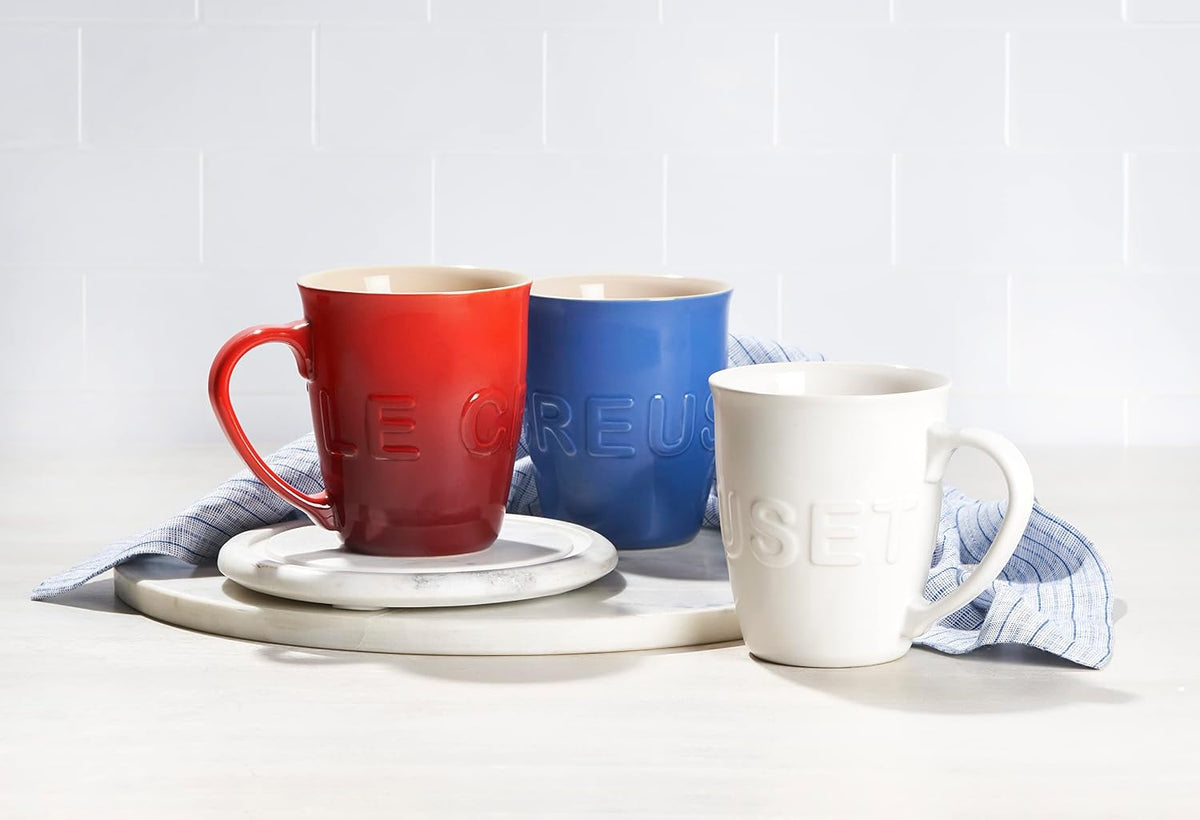 Le Creuset Stoneware Extra-Large Logo Coffee Mug, 20oz., Marseille