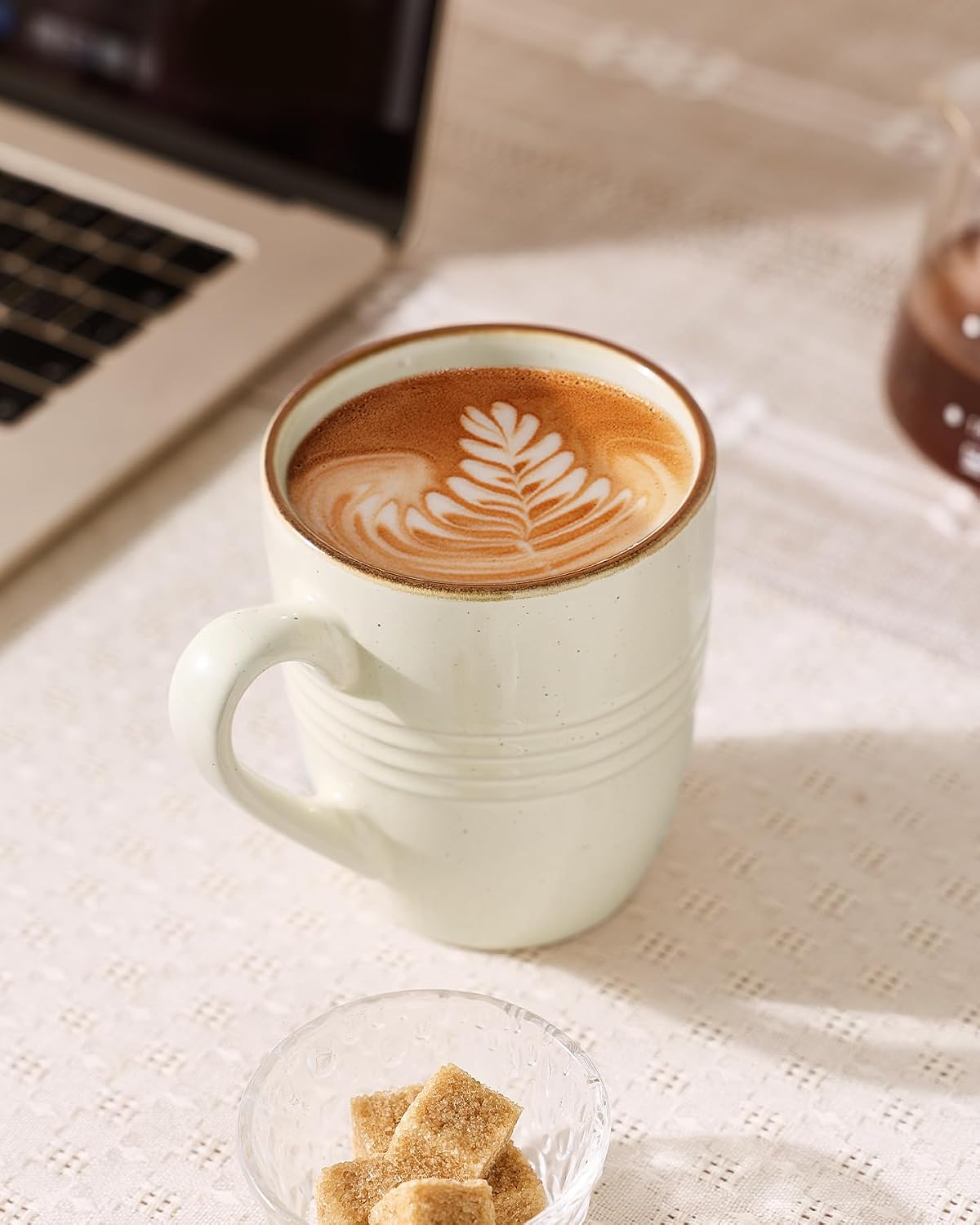 famiware Jupiter Coffee Mugs Set of 4, 13oz Coffee Mug Cups with Handle