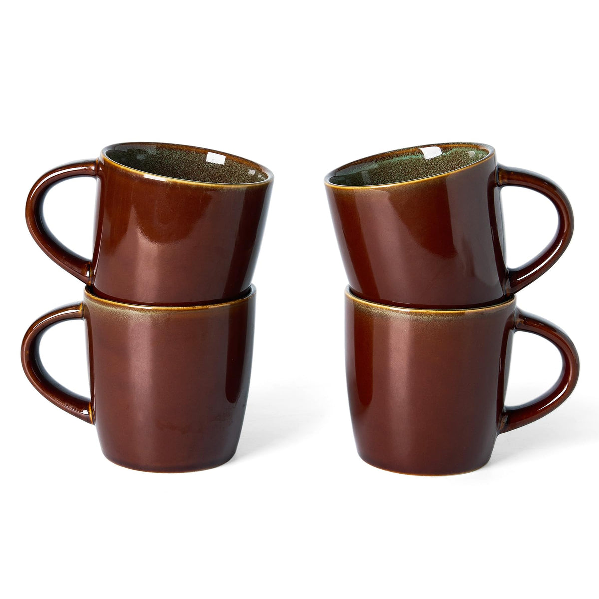 famiware Coffee Mugs Set of 6, 13 oz Mug Set, Ceramic Cup Set with Handle