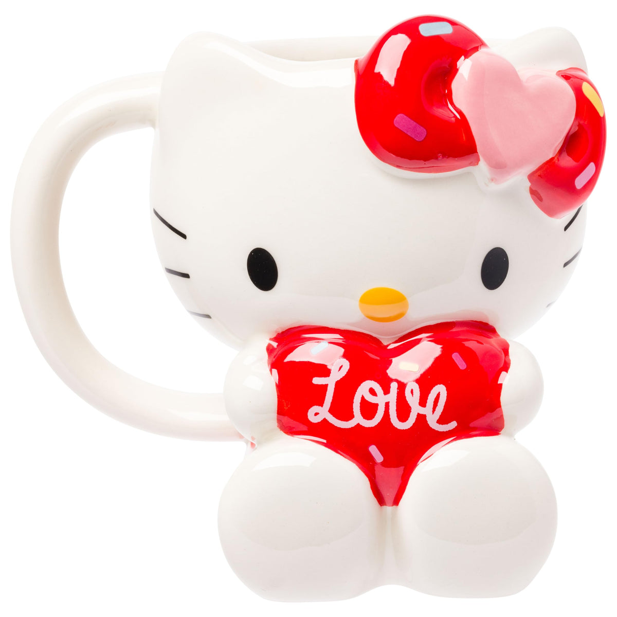 Silver Buffalo Sanrio Hello Kitty Spooky Skeleton, 3D Sculpted Mug, 20oz