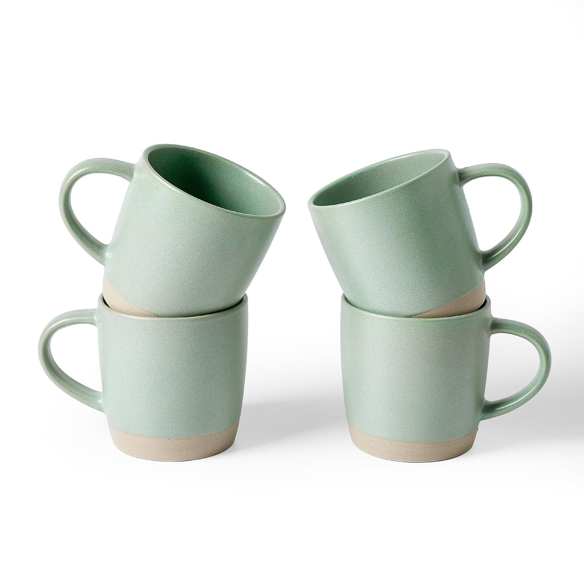 famiware Coffee Mugs Set of 6, 13 oz Mug Set, Ceramic Cup Set with Handle