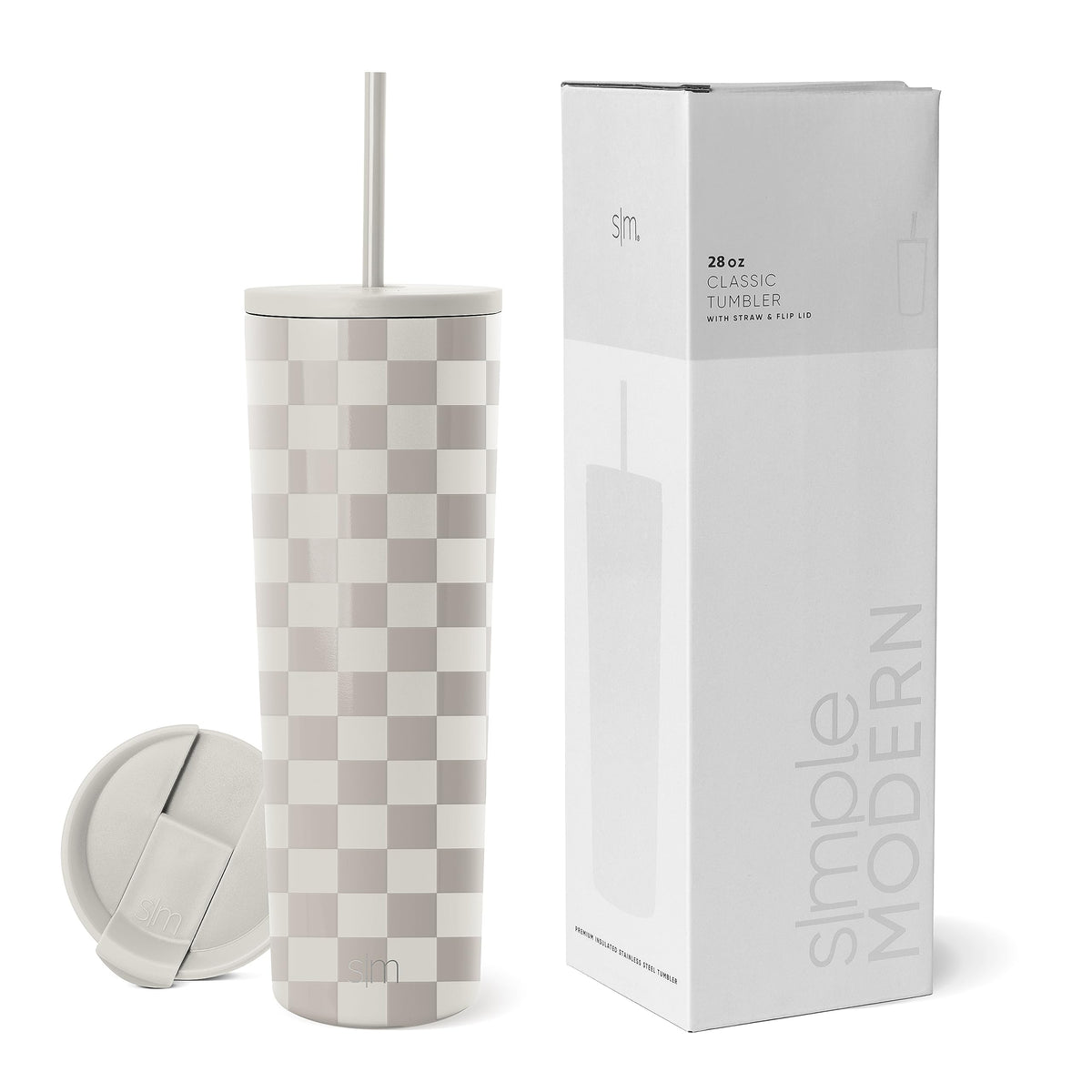 Simple Modern Iced Coffee Tumbler, Insulated | 24oz | Green