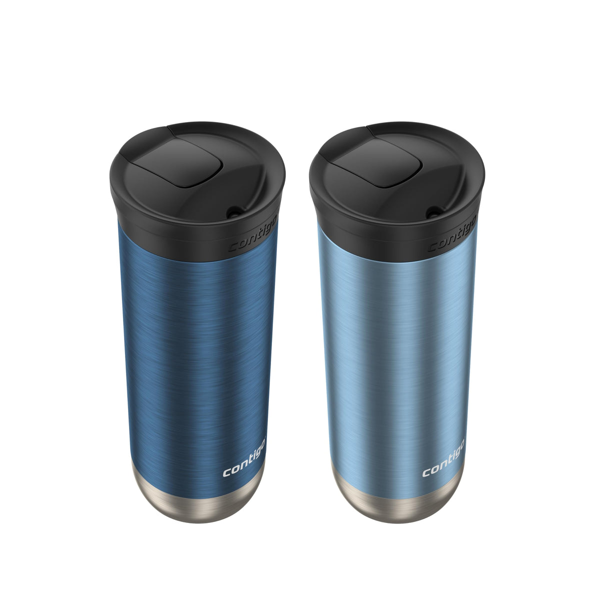 Contigo Byron Vacuum-Insulated Stainless Steel Travel Mug with Leak-Proof Lid Reusable Coffee Mug or Water Bottle BPA-Free 16oz Licorice Keeps Beverages Hot for 6 Hours or Cold for 12 Hours