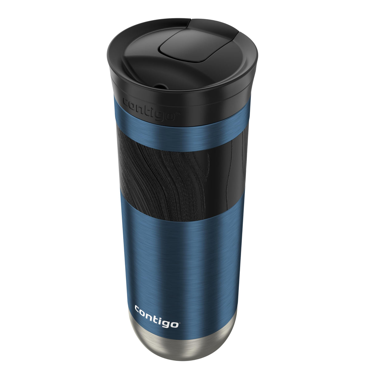 Contigo Byron 2.0 Stainless Steel Travel Mug with Snapseal Lid and Grip, 24oz, Midnight Berry, BPA Free and Leak Proof
