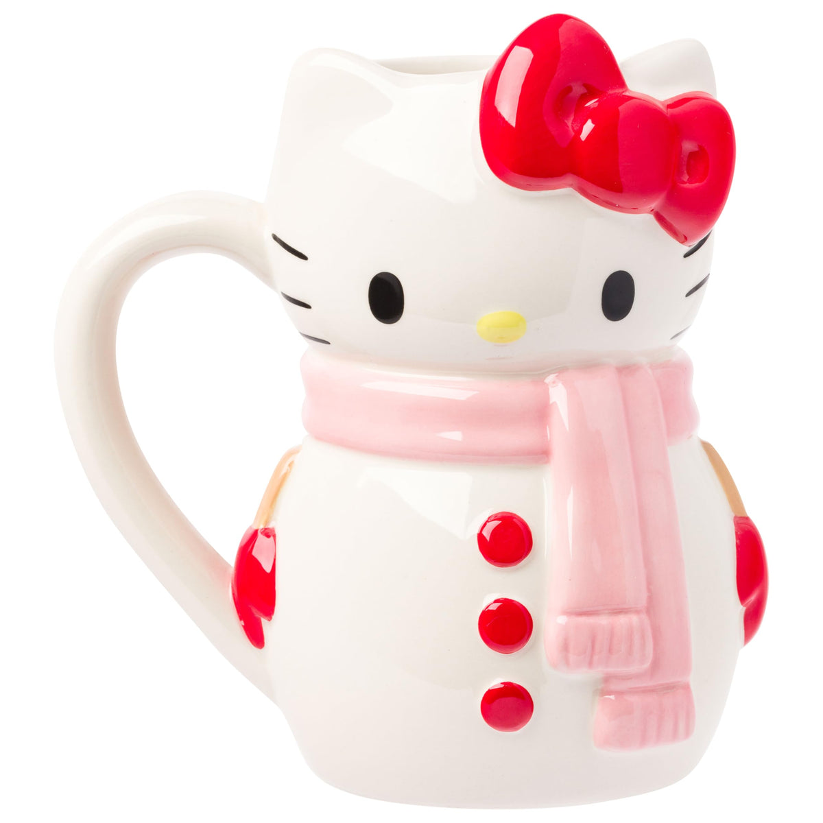 Silver Buffalo Sanrio Hello Kitty Spooky Skeleton, 3D Sculpted Mug, 20oz