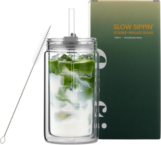 Crafti Slow Sippin' Glass Tumbler Replacement Lid