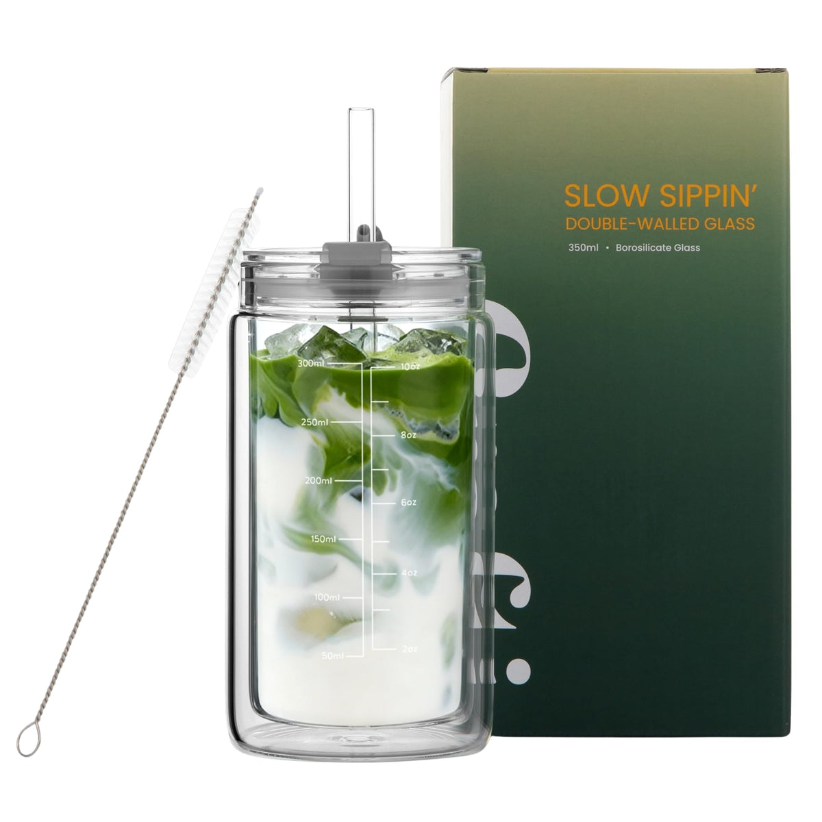Crafti Slow Sippin' Glass Tumbler Replacement Lid