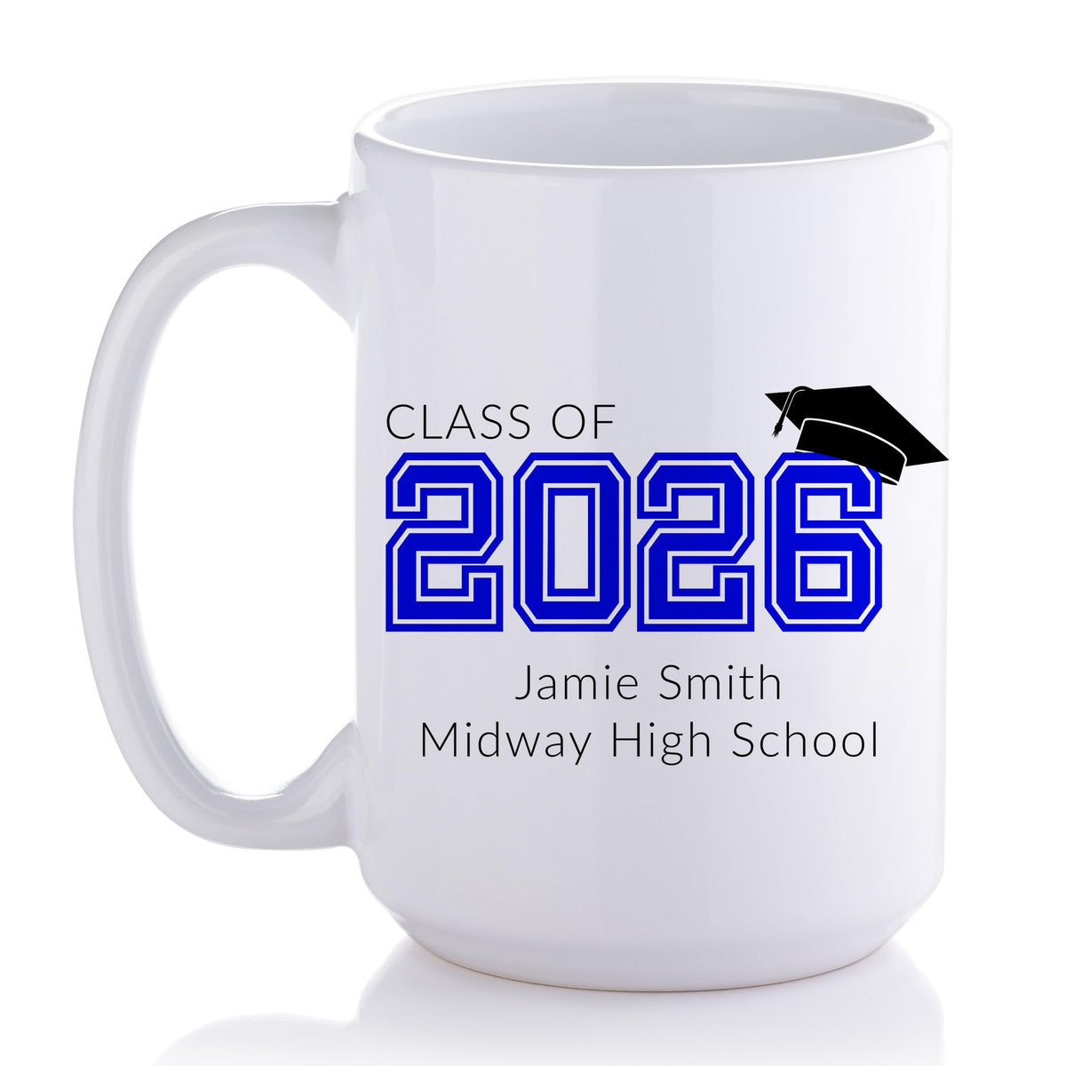 Lifetime Creations Custom New Baby Photo Mug with Text: Personalized Coffee Cup, 15 ounces, Custom Newborn Photo Gift for New Parents, New Mom Keepsake, Baby Name Announcement, Printed in USA
