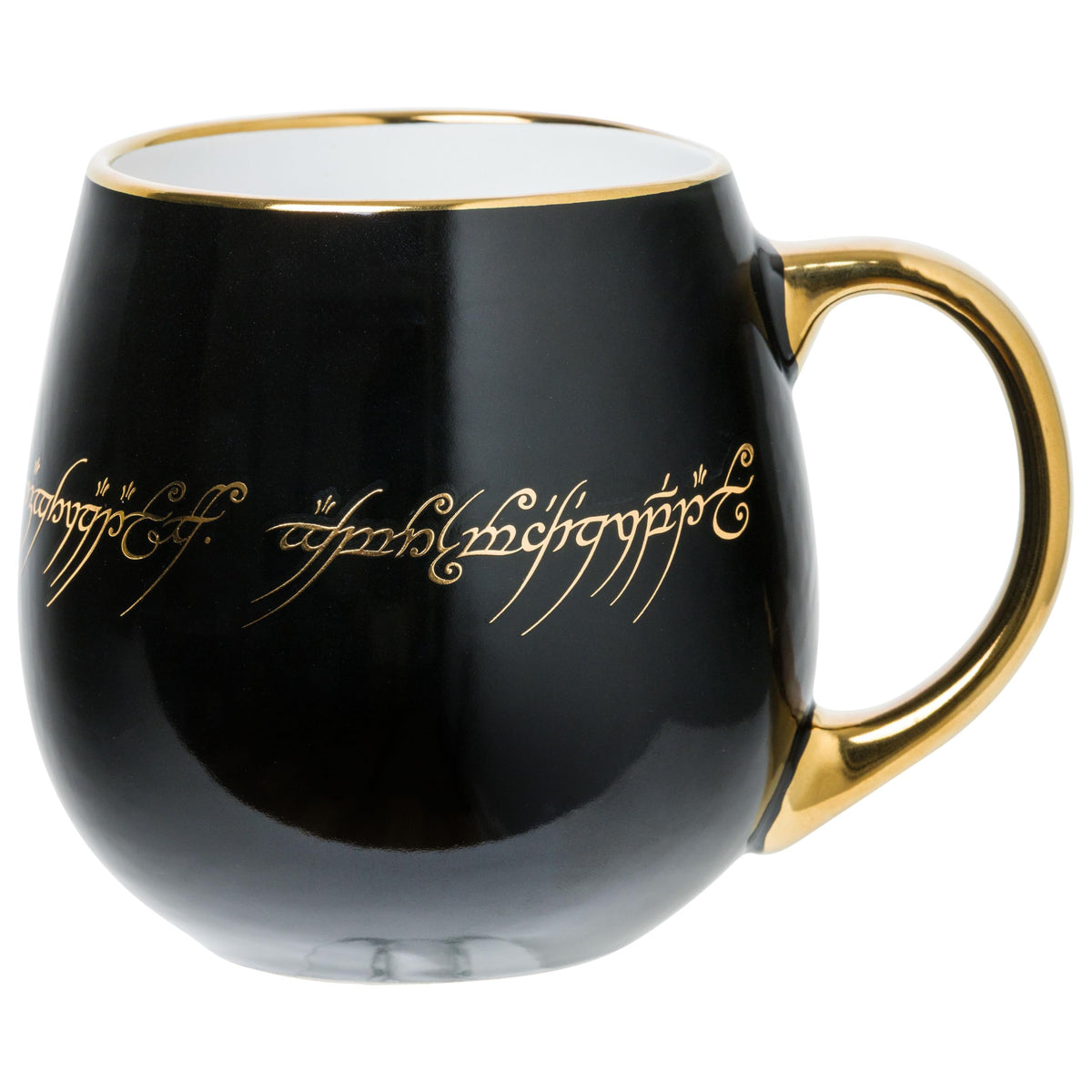 Silver Buffalo Lord of the Rings Elven, Reactive Glaze Pottery Mug, 14oz