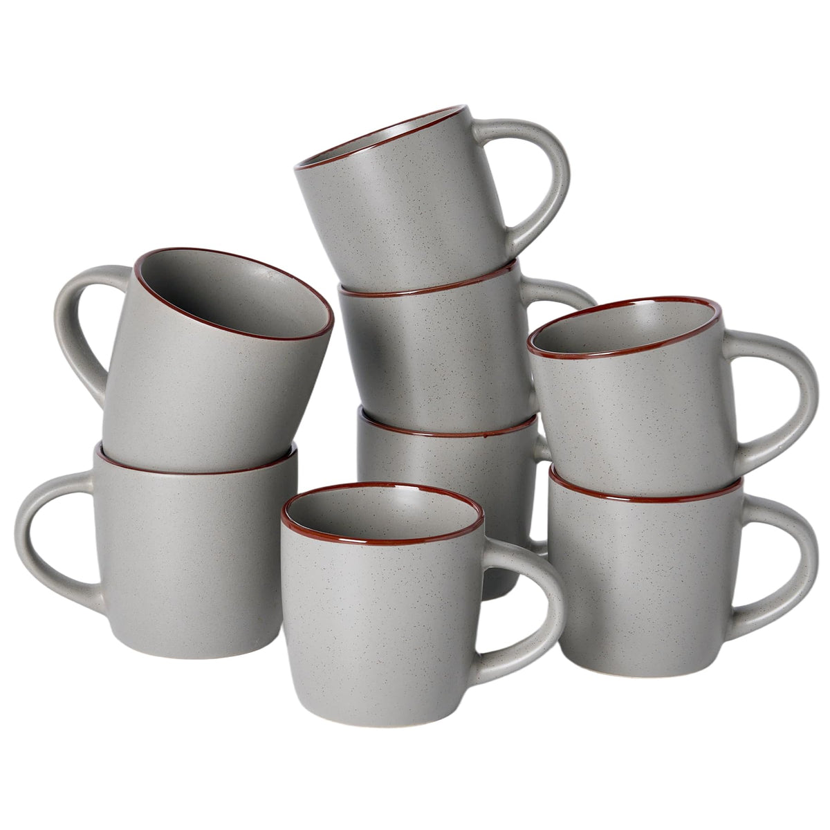 famiware Mercury Coffee Mugs 13 oz, Coffee Mugs Set of 4 with Handle, Cups for Latte, Hot Tea, Cappuccino, Mocha, Cocoa, Multi-color