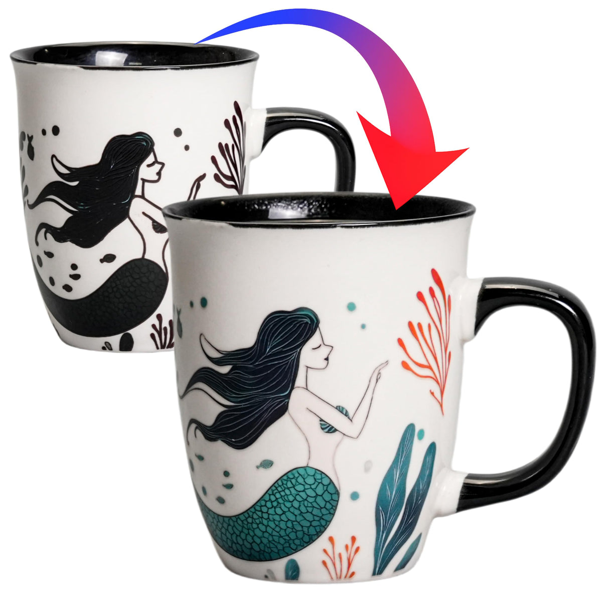 Mushroom Color Changing Coffee Mug, 16oz