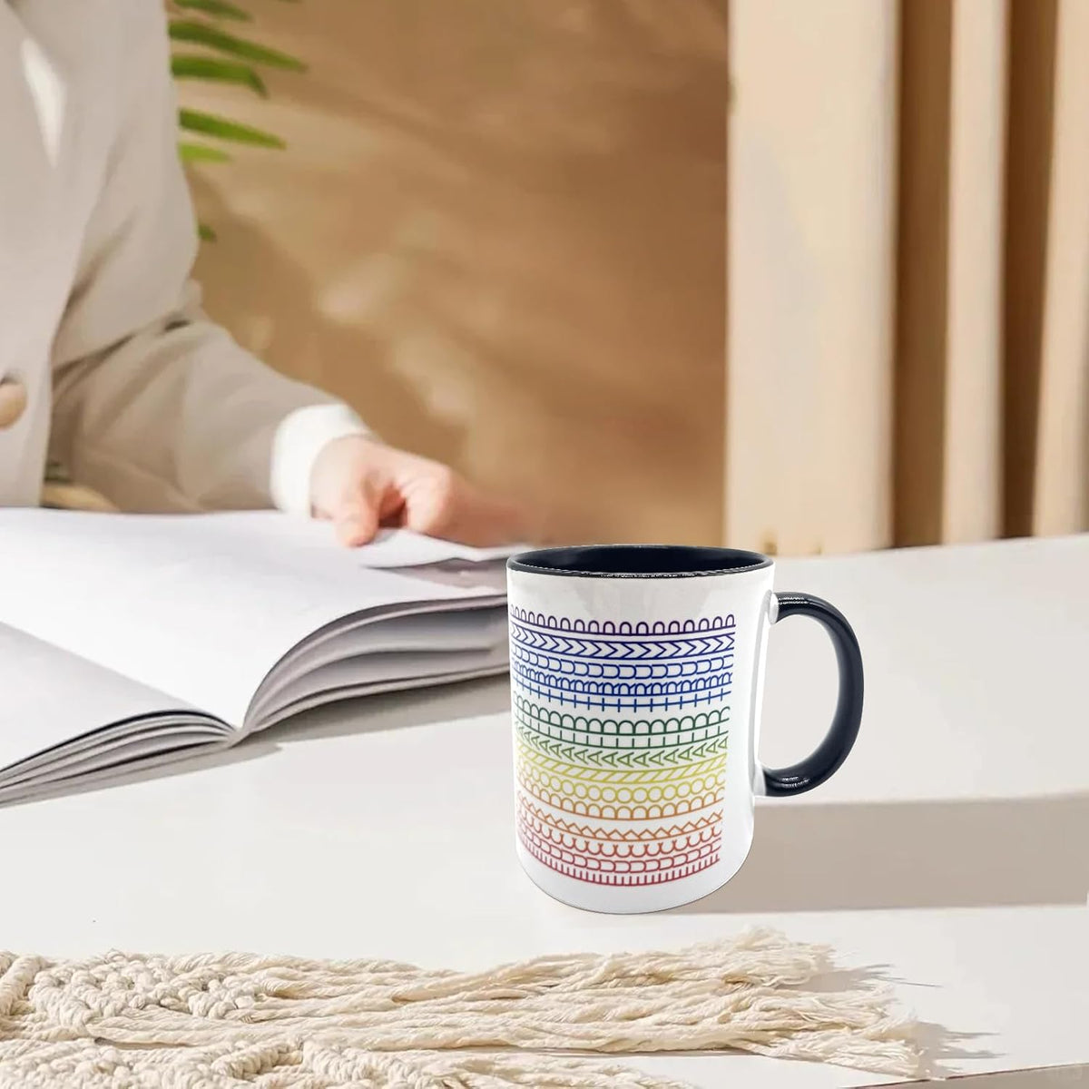 Anti Trump Mug，11 Oz Ceramic Hidden Message Fdt Mug，Gifts For Democrat And Liberal Coworkers