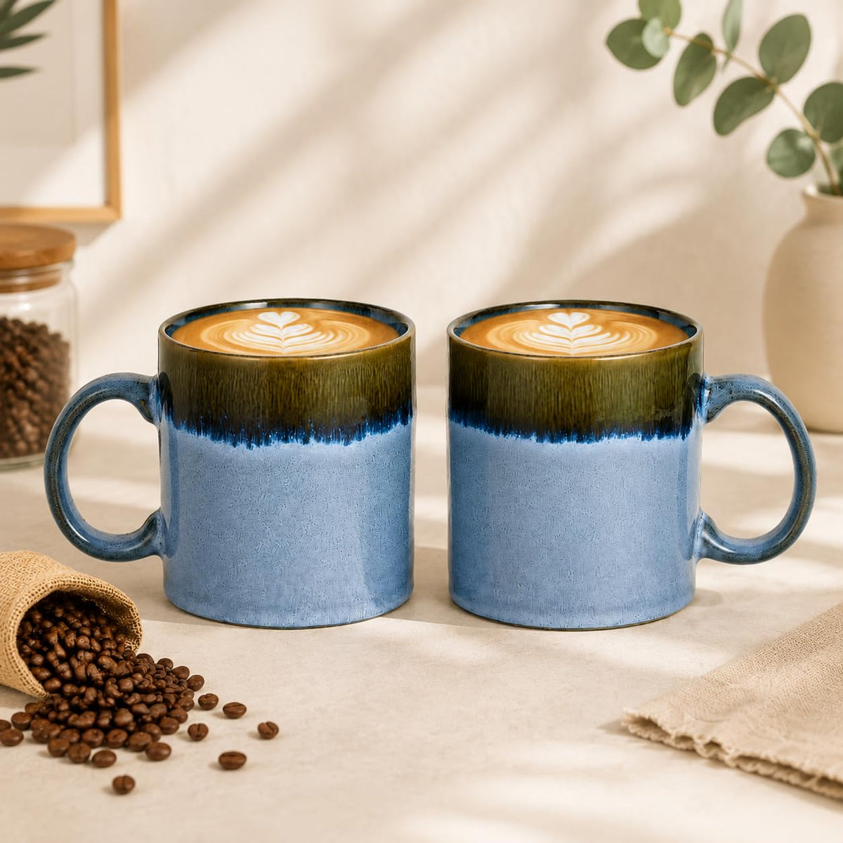 Large Coffee Mug, 20 oz Ceramic Coffee Mugs, Big Coffee Mug with Handle