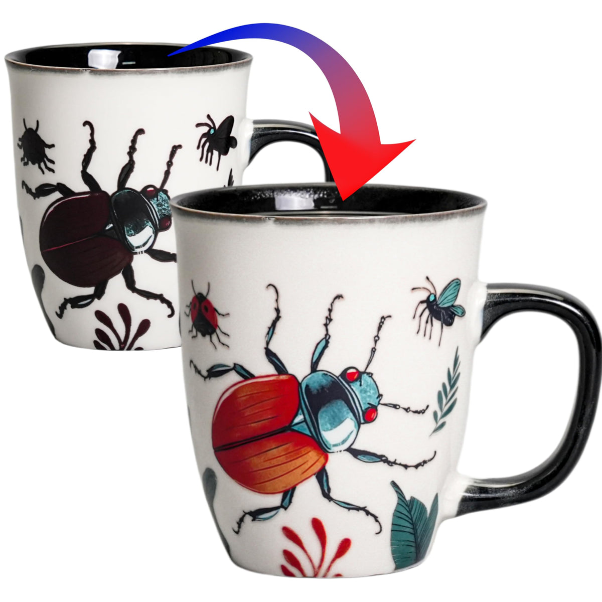 Mushroom Color Changing Coffee Mug, 16oz
