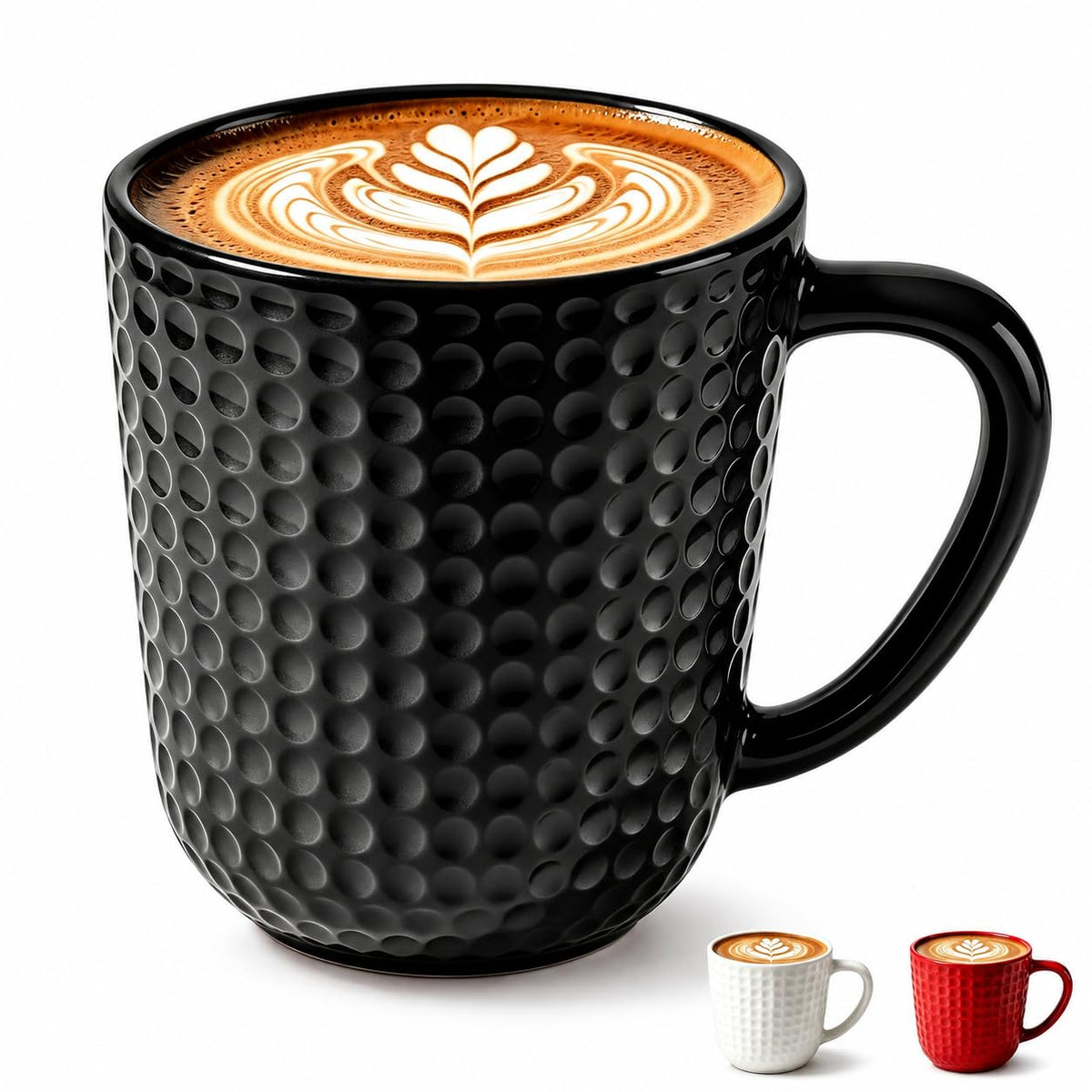 Large Coffee Mug, 20 oz White Coffee Mugs, Ceramic Coffee Cup with Handle