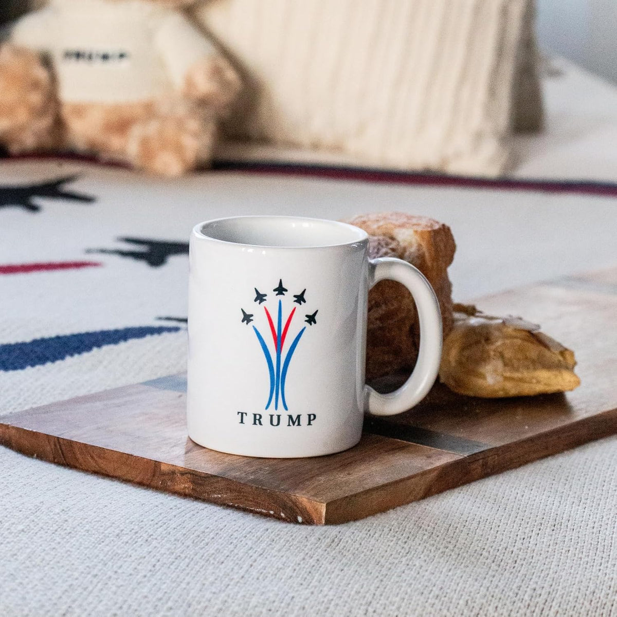 Trump Airplane Mug – 11 oz Ceramic Patriotic Coffee Mug – Made in America