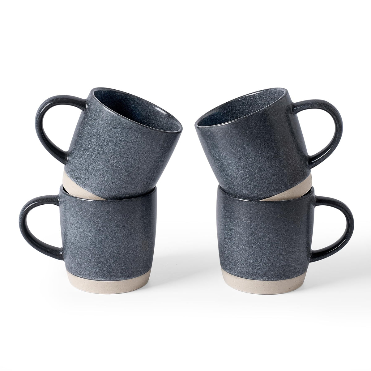 famiware Coffee Mugs Set of 6, 13 oz Mug Set, Ceramic Cup Set with Handle