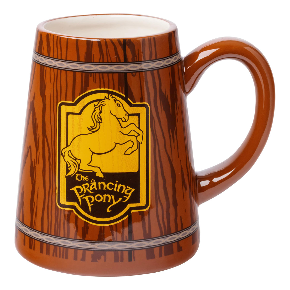 Silver Buffalo Lord of the Rings Elven, Reactive Glaze Pottery Mug, 14oz