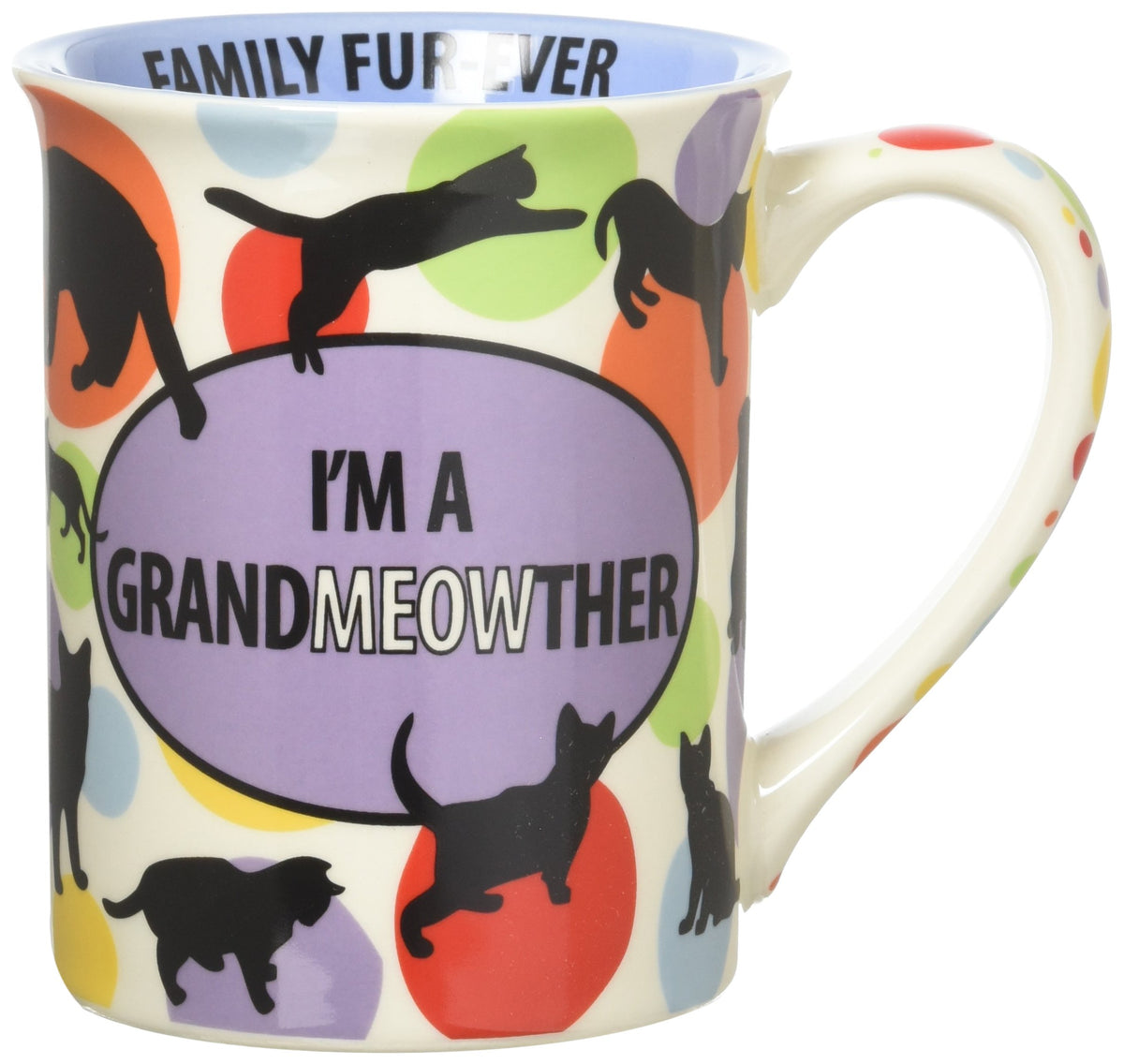 Our Name is Mud “Catffeine” Stoneware Mug, 16 oz.