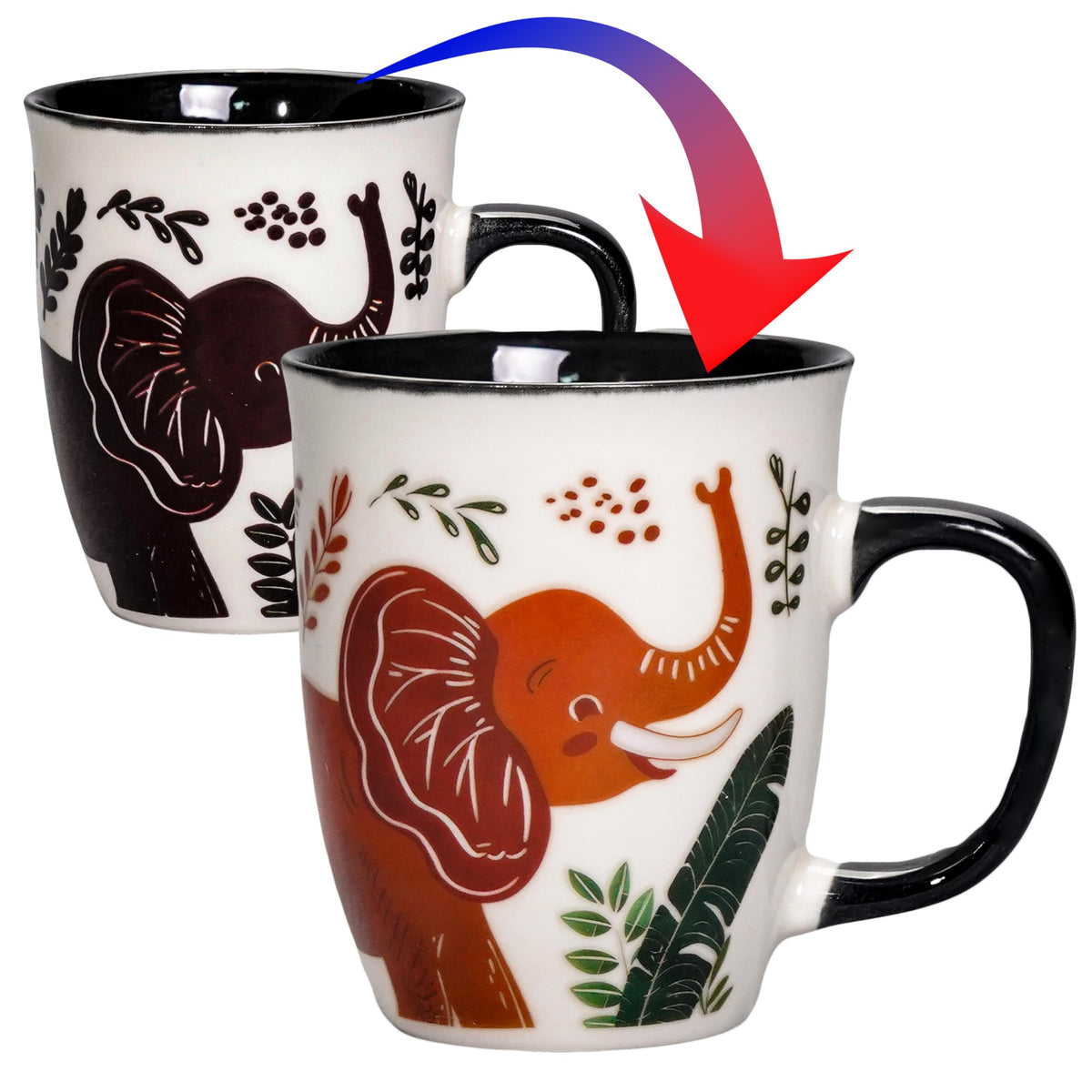 Mushroom Color Changing Coffee Mug, 16oz