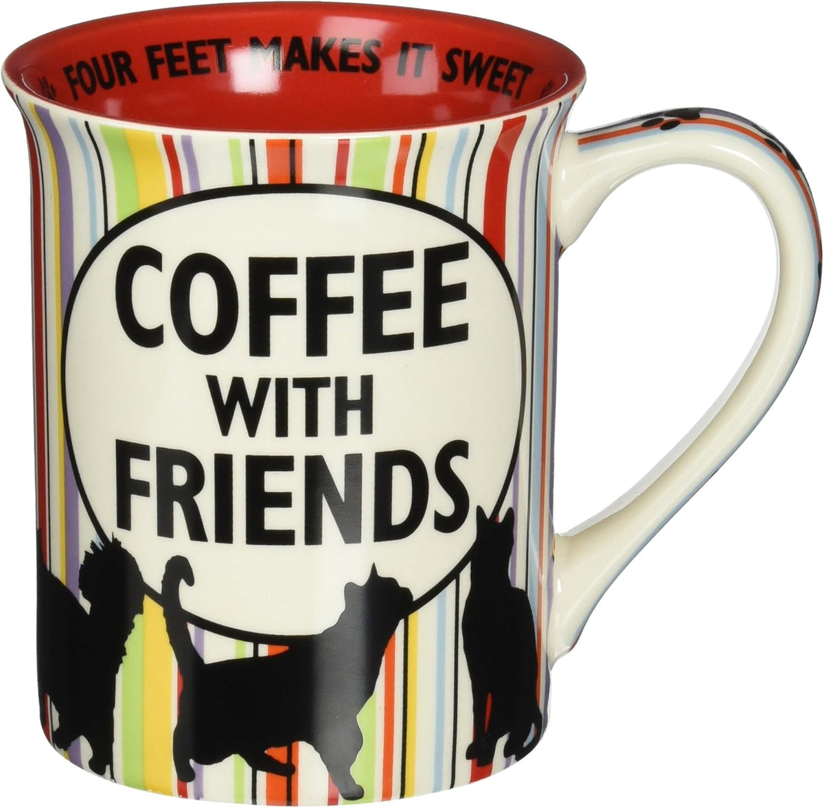 Our Name is Mud “Catffeine” Stoneware Mug, 16 oz.