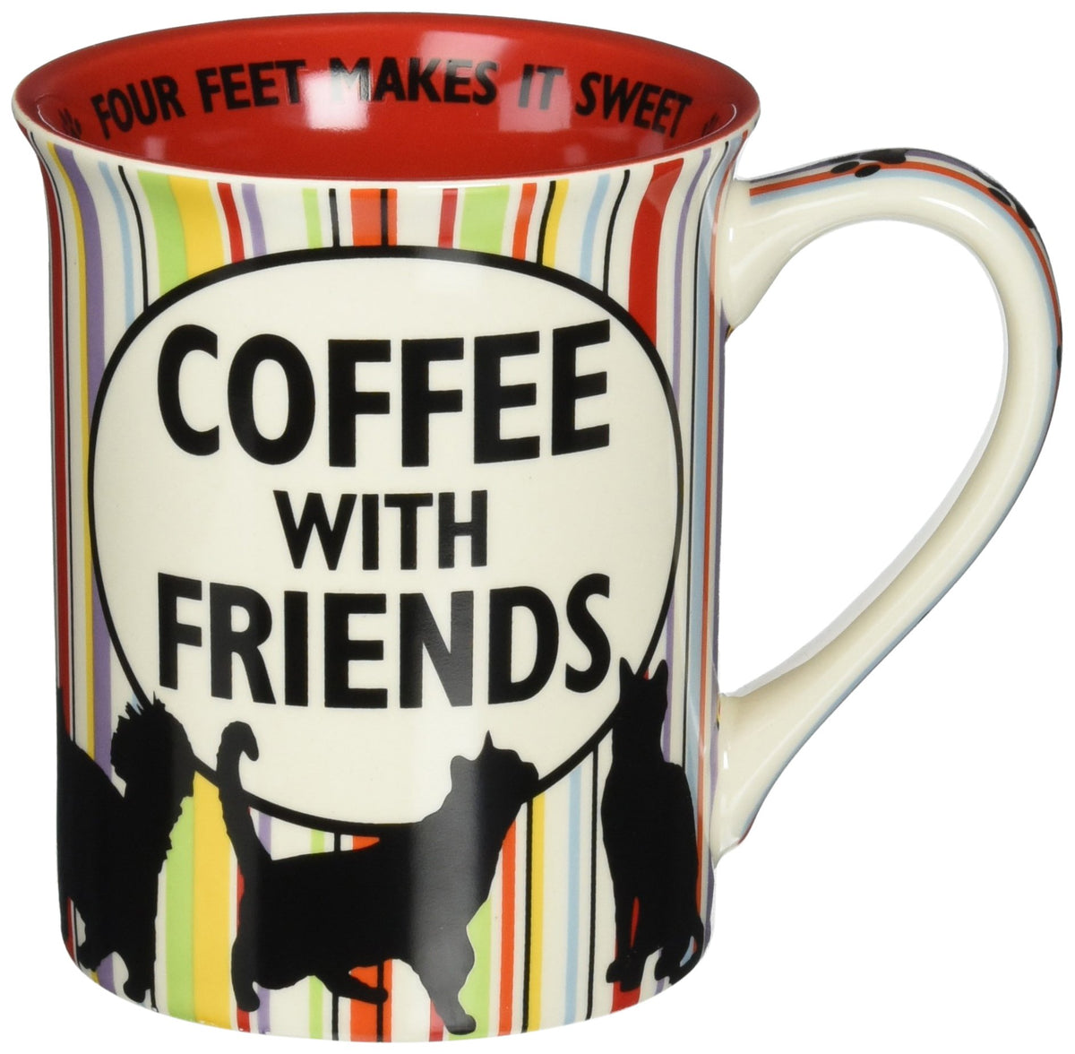 Our Name is Mud “Catffeine” Stoneware Mug, 16 oz.